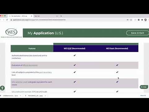 WES Tutorial | Foreign Credential Evaluation