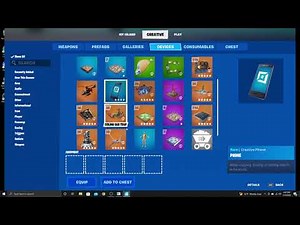 Fortnite Creative dev inventory