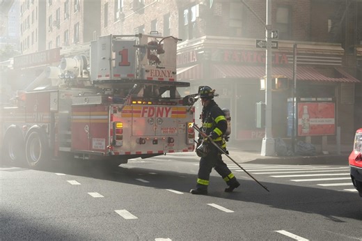 FDNY Responds To Fire At 190 York Street