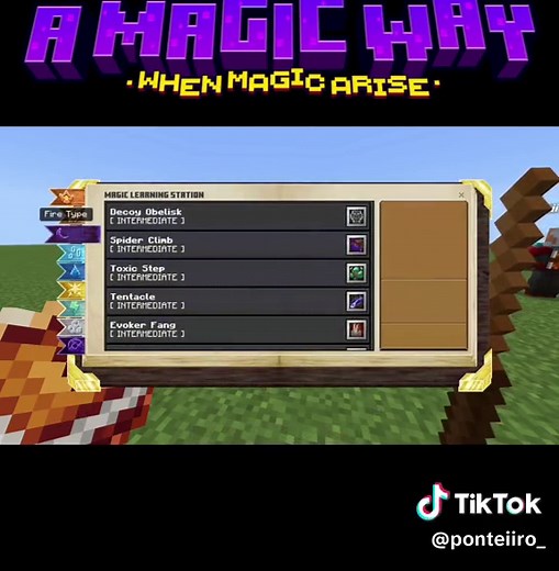 Explorando o Mod A Magic Way no Minecraft Bedrock