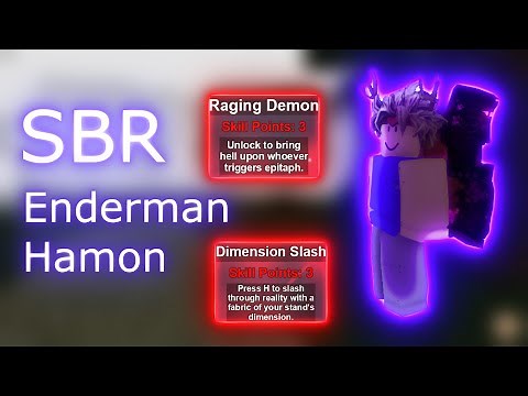 [YBA] Enderman KCR + Hamon Destroying SBR