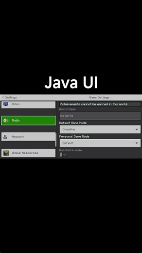How to get Java UI in Minecraft Pocket edition #gaming