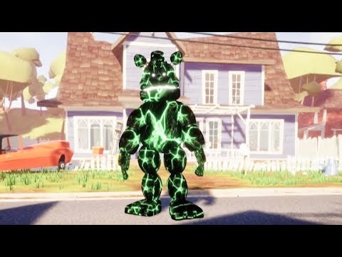 Hello Neighbor Sdalt's Halloween Fredbear mod speed run challenge/tutorial