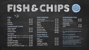 Feast your eyes on this year's Coast Takeaway Menu. Our offering sees seaside favourites like cod, hake and scampi, alongside newer additions such as wholesome homemade pies and salt & pepper chicken wings. Our award-winning Takeaway is open to residents for both eat-in and takeaway and can be ordered via the app and over the counter, so come and enjoy a chippy tea with us soon. | Ladram Bay Holiday Park