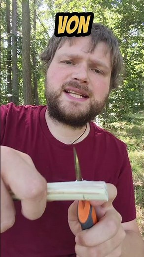 Schachfigur schnitzen schnell gemacht #howto #outdoor #woodworking