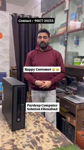 Pardeep computer solution on Instagram: ". “Happy customer review 😊 HP computer delivered powerful performance” • “Perfect choice for work & study – HP computer 💼📚” • “Customer feedback: Fast, durable & worth every rupee – HP 💯” #viralvideos #import #hp #viralvideo #computer Calling:- 90177-25233, 93550-74971 Pardeep Computer Solution Palika Bazar Ellenabad Haryana"