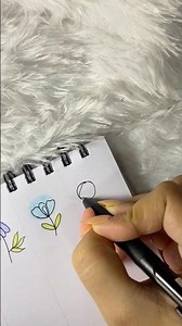 How to draw flowers easily step by step | beginner art #shorts #art #drawing #flowers #diy #tutorial