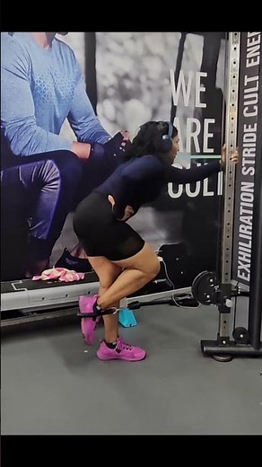 Donkey Kickbacks on cable machine