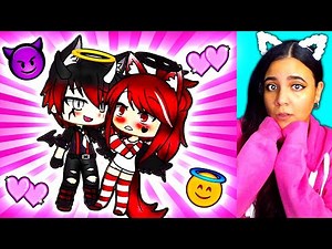 💘🖤 Cupid's Daughter and Anti Cupid's Son 6 💘🖤 Gacha Life Mini Movie Love Story Reaction