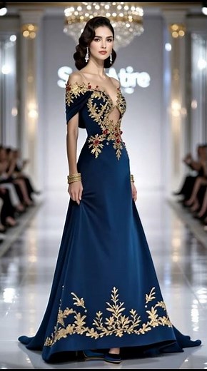 Royal Dresses on the Runway/Retro Runway Queens in Motion/Vintage Chic Returns#FashionShow2025