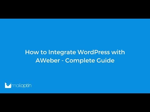 How to Integrate WordPress with AWeber - Complete Guide