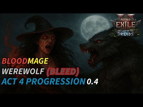 Path of Exile 2 Act 4 — Bloodmage Werewolf With BLEED + FREEZE Is INSANE