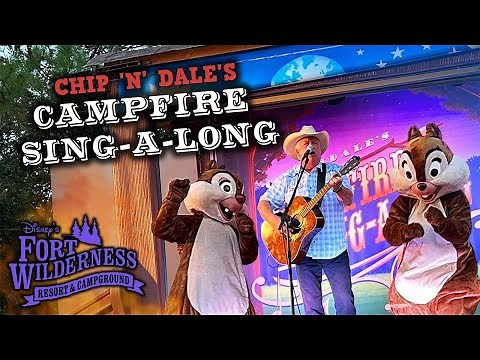 Chip 'n' Dale's Campfire Sing-A-Long at Disney's Fort Wilderness Resort