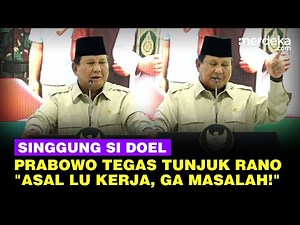 Sangar Prabowo Tunjuk Wagub Jakarta Rano Karno Si Doel: Gak Masalah Warna, Asal Lu Kerja!