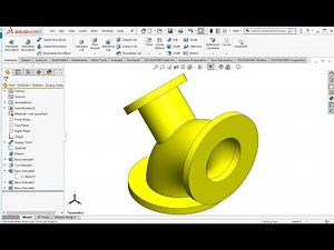 Solidworks tutorial 150| Create an Elbow