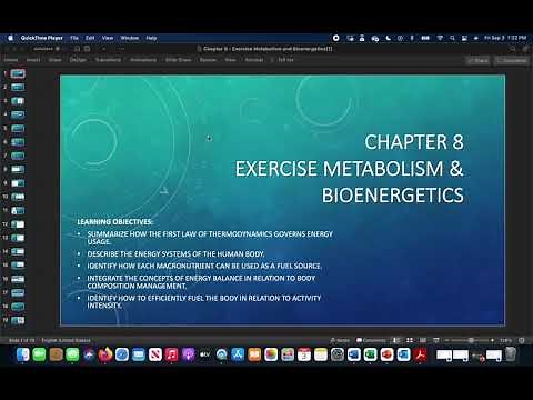 Chapter 8 - Exercise Metabolism and Bioenergetics