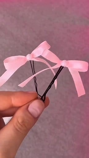 Decora con un lazo tus horquillas | Arte de crear con las manos