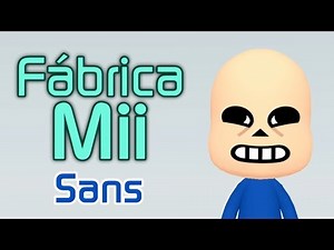 Fábrica Mii #11 - Cómo crear un Mii de Sans de Undertale
