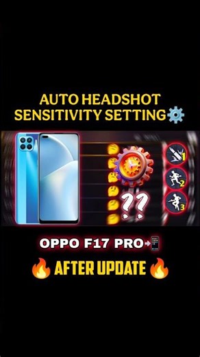 Oppo F17 Sensitivity Setting⚙️ 📲 | 2026 After Update🔥✅ #ff #shorts #viralvideo