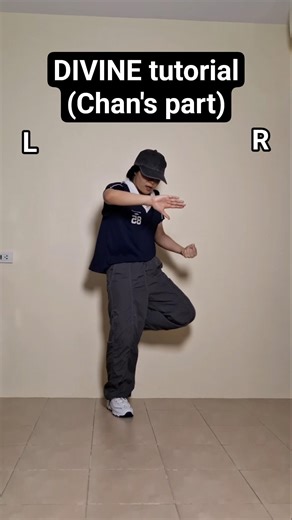 DIVINE tutorial (Chan's part) | mirrored and slowed 0.75x #straykids #skz #스트레이키즈 #tutorial