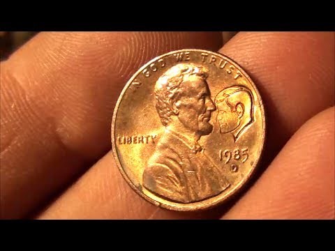 Penny with JFK face on it - Kissing Presidents Coin, Kissing Lincoln Cent