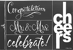 A Maker's Studio - Reusable Adhesive Mesh Stencil Sheet - Great for DIY Arts and Crafts - Suitable for Paints and Inks - Celebration Patterns (12 x 18 Inches)