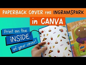 IngramSpark COVER with Duplex Printing in Canva for Children's Book