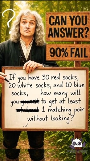 “90% Get This Wrong! 🤯 Can YOU Solve the Sock Puzzle?”
