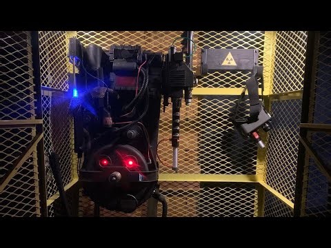 Ghostbusters Proton pack storage locker build