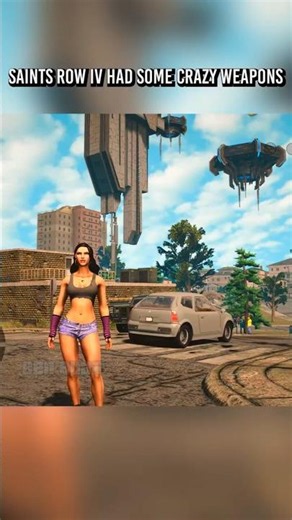 Saints Row IV had some crazy weapons #saintsrow4 #gaming #gamingshorts