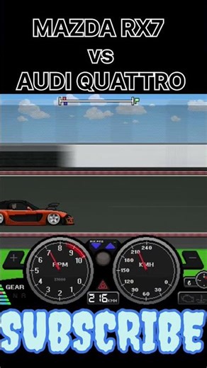 Mazda Rx7 vs Audi Quattro #shortsfeed #mazda #drift #shorts #shortsvideo #gaming