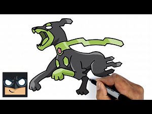 How To Draw Pokemon | Zygarde 10% Form - Videos For Kids