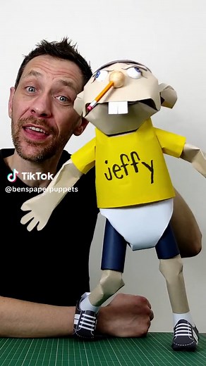 Learn How to Make a Jeffy Puppet from Paper - Easy Paper Craft