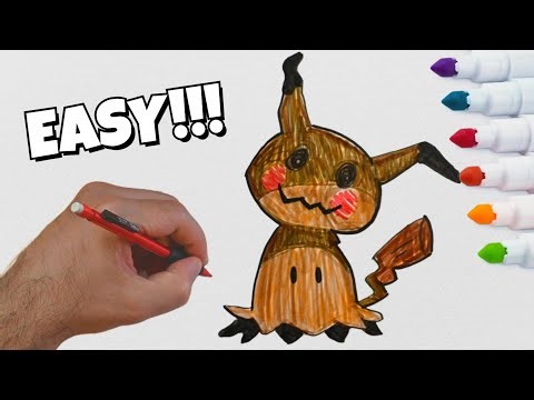 Drawing Mimikyu | Easy Art for Halloween