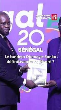 Sénégal : le tandem Diomaye-Sonko définitivement enterré ? • RFI