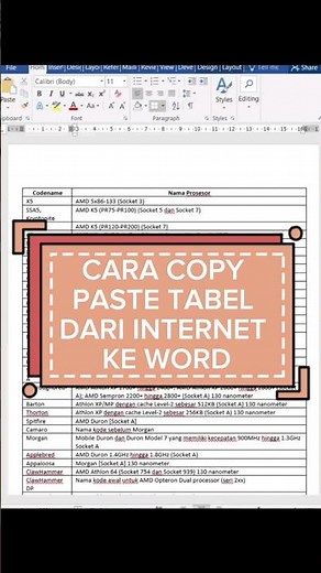 HOW TO COPY AND PASTE TABLES FROM THE INTERNET TO WORD SO THEY DON'T MESS UP!! #shorts