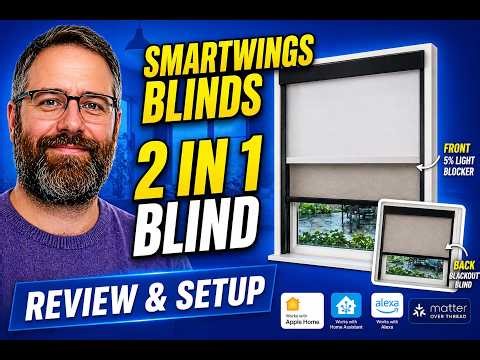 SmartWings Smart Blinds Review & Installation, Matter Over Thread, HomeKit, Alexa and Home Assistant