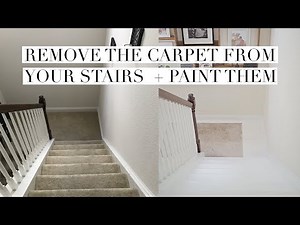 I Removed the Carpet and Painted My Stairs | 1 Year Update