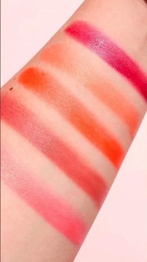 Meet our 5 NEW Cheeks Out Cream #Blush Shades!! 🍑😍 first look + swatches ✨ #shorts #makeup #summer