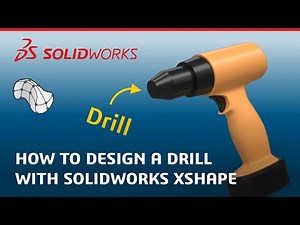 How to Design a Power Drill with Subdivision Modeling - Made in SOLIDWORKS xShape