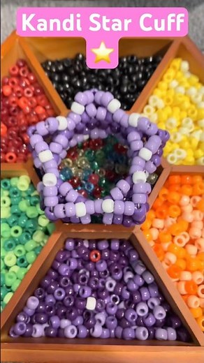 Just Finished This Epic Kandi Star Cuff! 😍 | Stunning Beaded Cuff Reveal