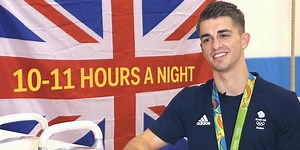 Olympic champion Max Whitlock sleeps 11 hours a night