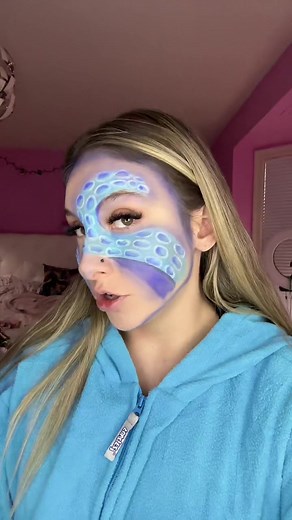 Octopus Face Makeup Tutorial for Halloween