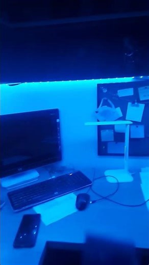 RGB lights on my room (dont mind the cornerers😅)