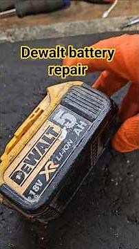 Dewalt battery repair blown fuse #powertoolrepair #powertool #tools #dewalt