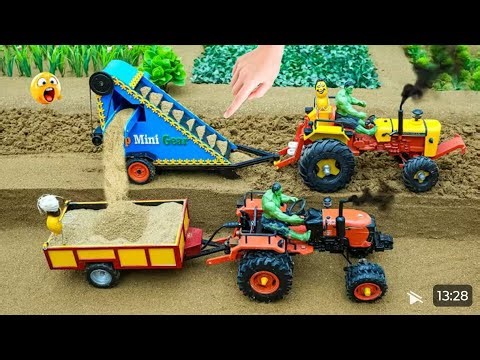Diy Mini Tractor Racing Competition | How To Make Mini Tractor Create Challenge | Mini Experiment