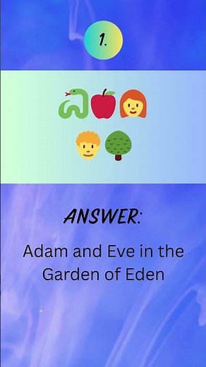 Guess the Bible Story with Emojis ✝️📖 - Part 1 | Bible Brain Bash