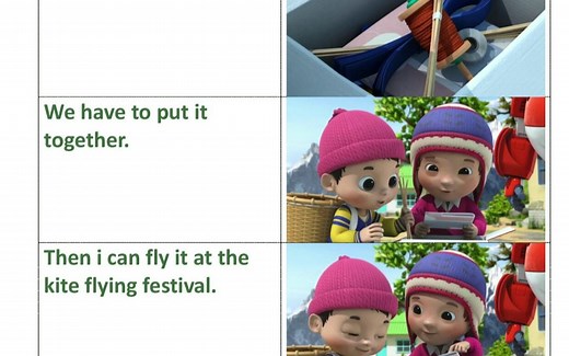 超级飞侠Super Wings自制台词对白剧本字幕电子版台词本文稿支持打印pptX点读课件word文档非看动画学英语非pdf非纸质纯英文台词中英双语台词