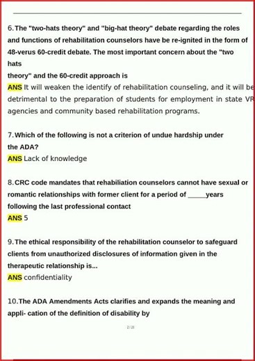 Crc Practice Questions Latest Actual Questions And Verified video