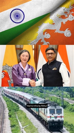 India to Build First Rail Links with Bhutan | Two Routes Approved